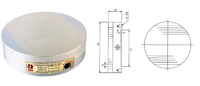 Round Permanent Magnet Chuck