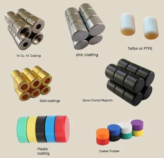 Types of Magnet Coatings Types of Magnet Coatings